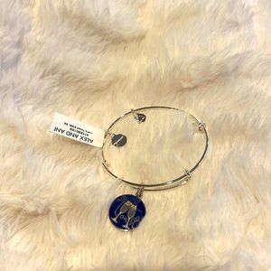 NWT Beautiful silver "Let's Toast" Alex & Ani bracelet